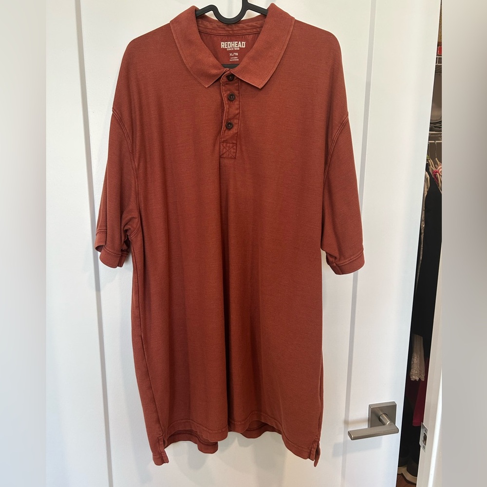 RedHead Men's Rust Polo Shirt